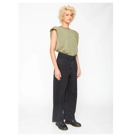 Free People Denim - NWT Free People x Sandrine Rose - Brand NWT Wide Curve Jeans $198 MSRP!